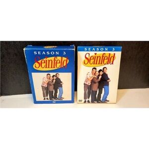 Seinfeld - Season 3 DVD 22 Episodes 1991 1992 2004 TV Series Movie discontinued